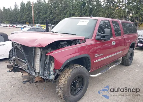 2006 GMC Sierra 2500Hd Slt из США, поврежденный, VIN 1GTHK29D86E247275